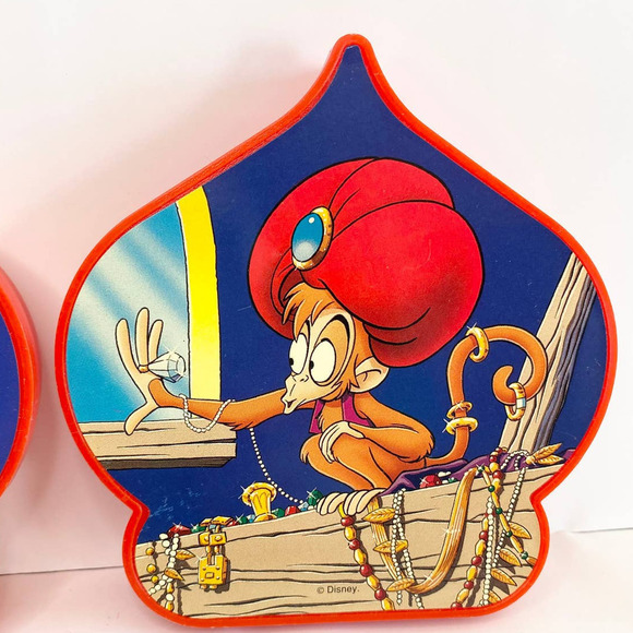 VNT ALADDIN Burger King Kids Club Kids Meal Toy Set of Two - Picture 3 of 6